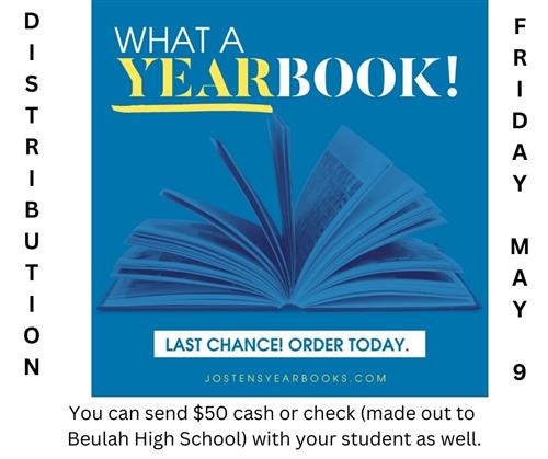 This is an image of the yearbook "last chance" order opportunity.